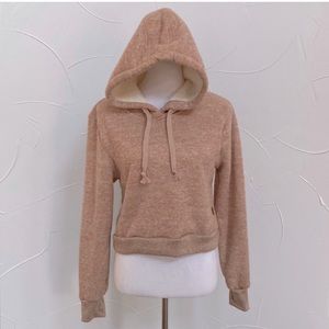 Avalanche Hoodie w/ Faux Shearling Lining and Thumbholes - Medium